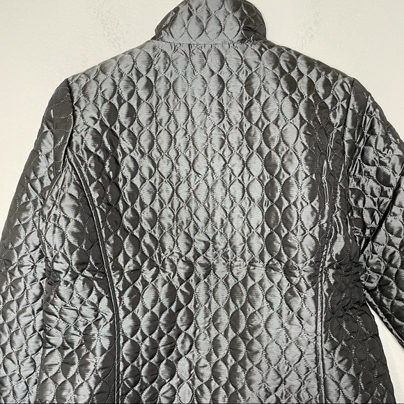 Lands’ End metallic quilted primaloft jacket small new - Picture 5 of 9